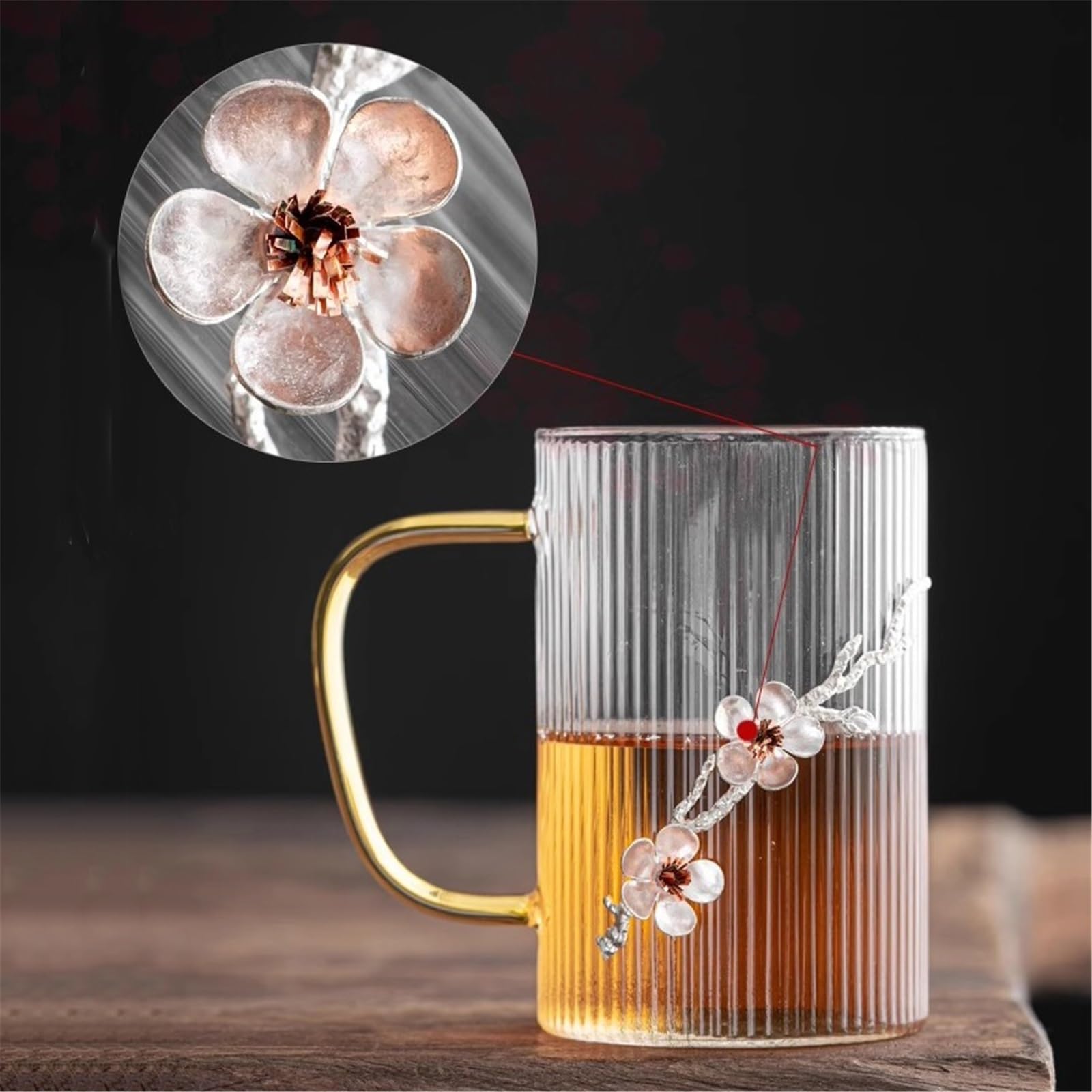 Verre Gobelets en verre borosilicate de 15,6 oz avec poignée Restaurant