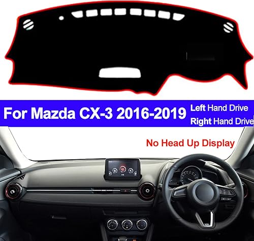 Miniatura 2 de 2 Layers Car Inner Dashboard Cover For Mazda CX-3 2016 2017 2018 2019 Dashmat Pad Carpet Dash Mat Sun Shade Pad Car Styling