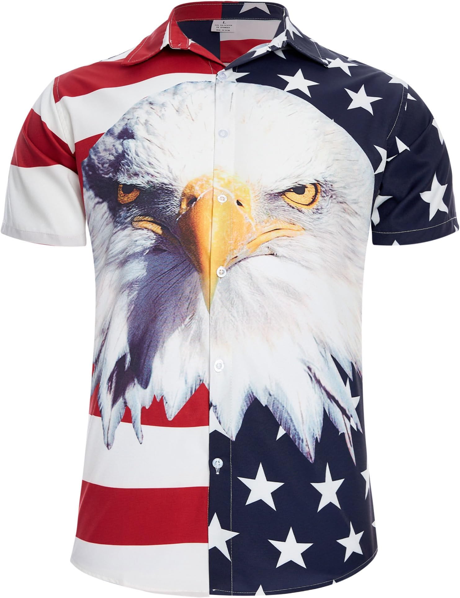 Mens Hawaiian Shirts Short Sleeve Funny Ugly Casual Shirt, M-XXL