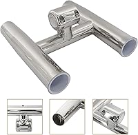 Vista 2 de 2 Tube Rocket Launcher Adjustable Rod Holder fit for 1" or 1.26" Highly Polished Stainless Steel Adjustable Fish Rod Holders