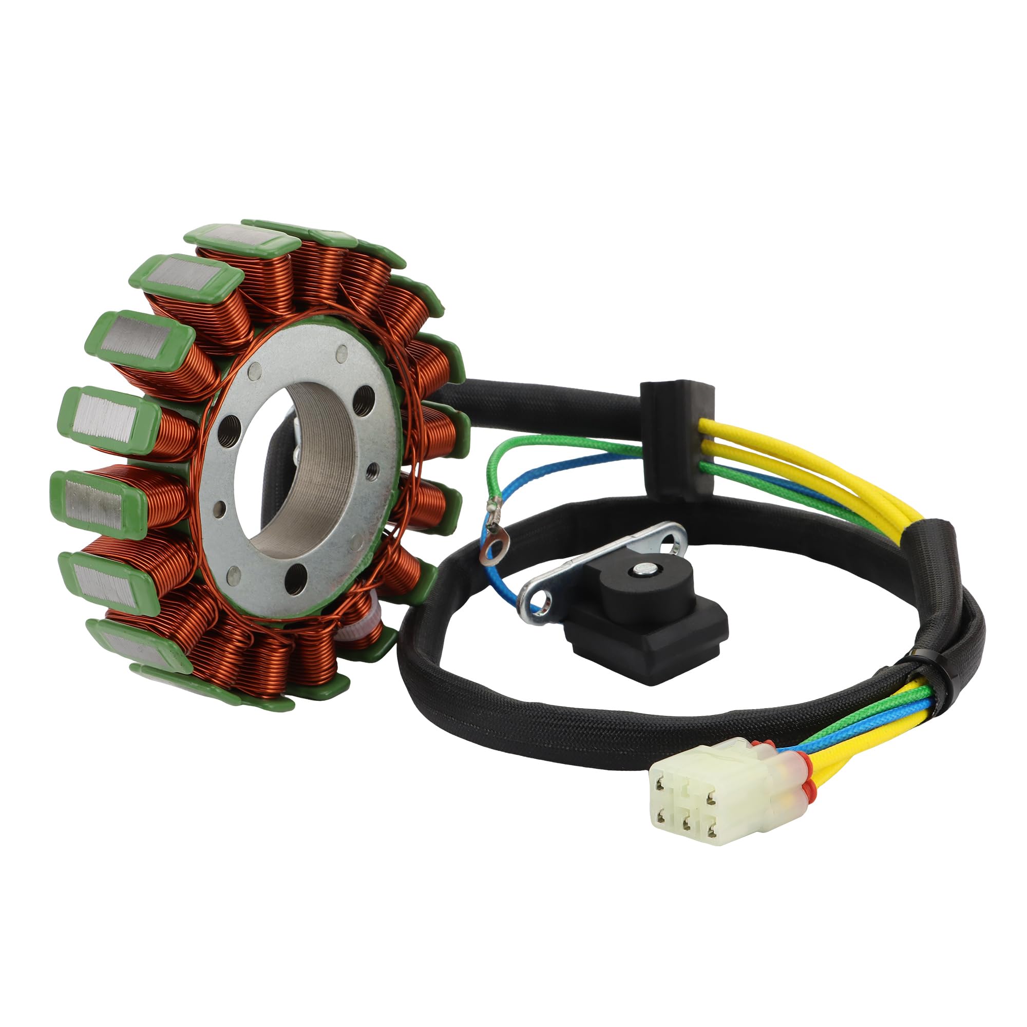 STATOOK Magneto Stator Lichtmaschine 18 Pol Spule 5 Drähte Kompatibel mit Polaris 200 2005-2024 200 MD 2017-2024 2006-2007 Quad 2006 OEM 0452449 0454228 0454947