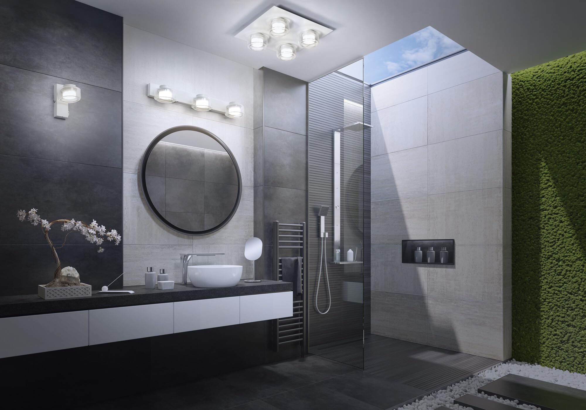 LEDVANCE ORBIS Flame applique et à LED, blanc, 11W, 700lm, 3000/4000K, | , Indoor Wall Lighting, 0.00 dia, , pack de 1