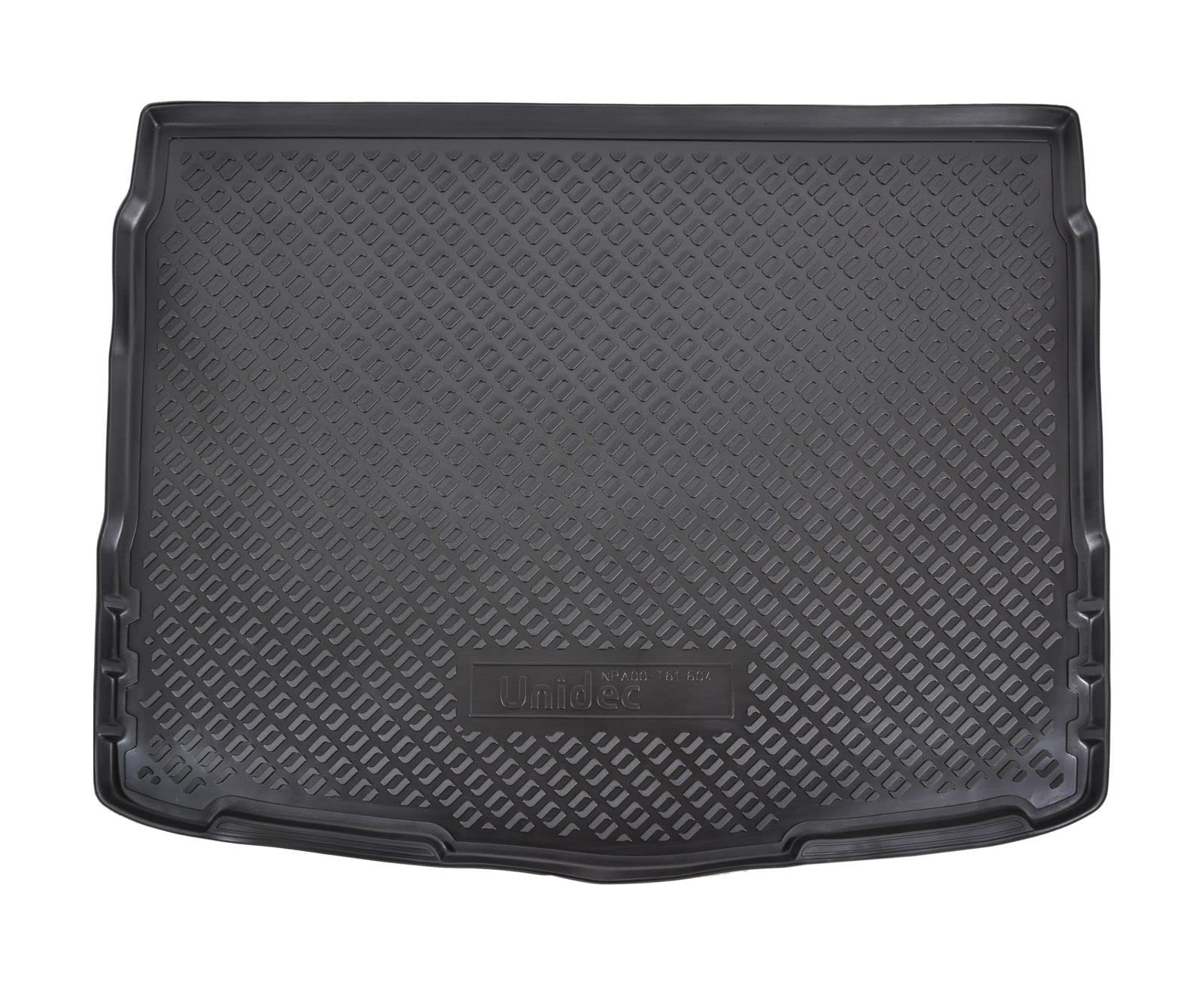 J&J AUTOMOTIVE | Alfombrilla de Goma para Maletero de Coche específica para Qashqai J11 2014-2021, Antideslizante, Ajuste, Borde Alto de 2 cm, Alfombrilla Protectora para el Maletero,