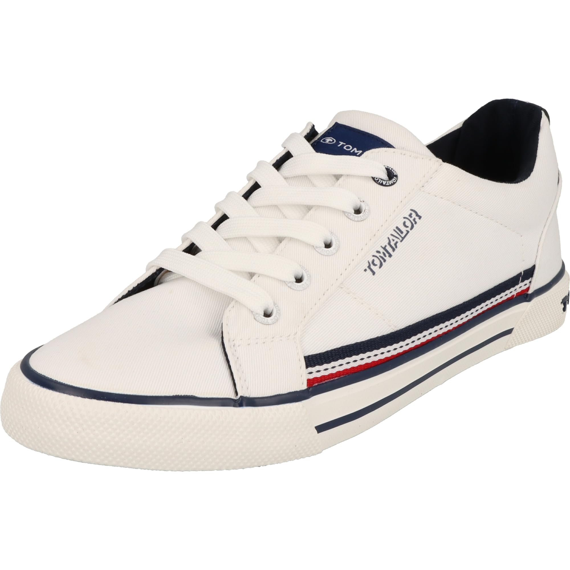 TOM TAILOR 5370290006 Sneaker, White, 8 UK