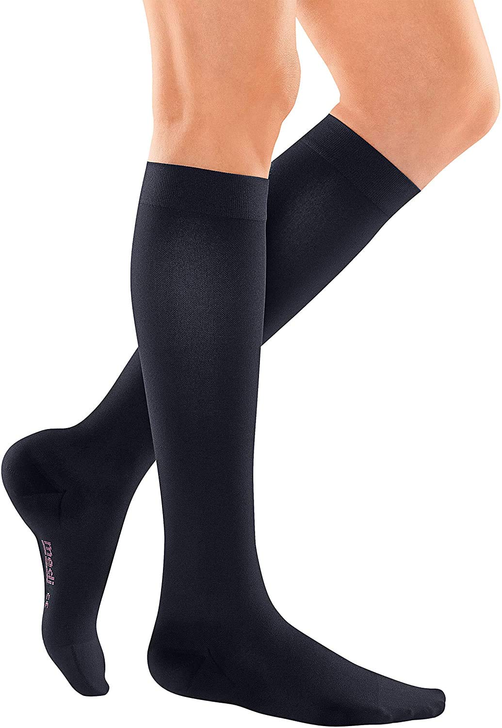 Medi Medias de Viaje Medi Viajar para Mujer - Negro, L