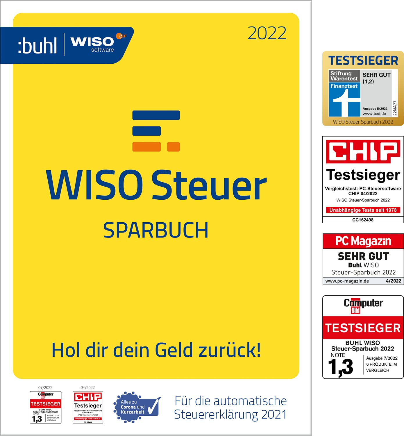WISO Steuer-Sparbuch 2022 (für Steuerjahr 2021 | PC | Digitaler Download