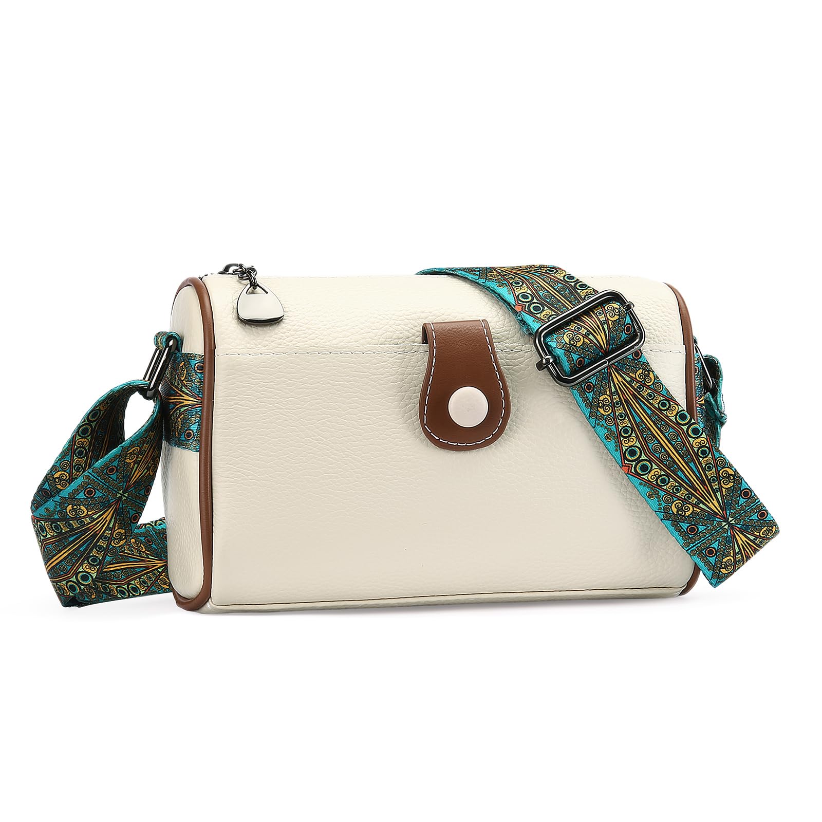 Small Crossbody Purse Leather Crossbody Bags for Women Fashion Handbag Cell Phone Crossover Shoulder Bag for Women