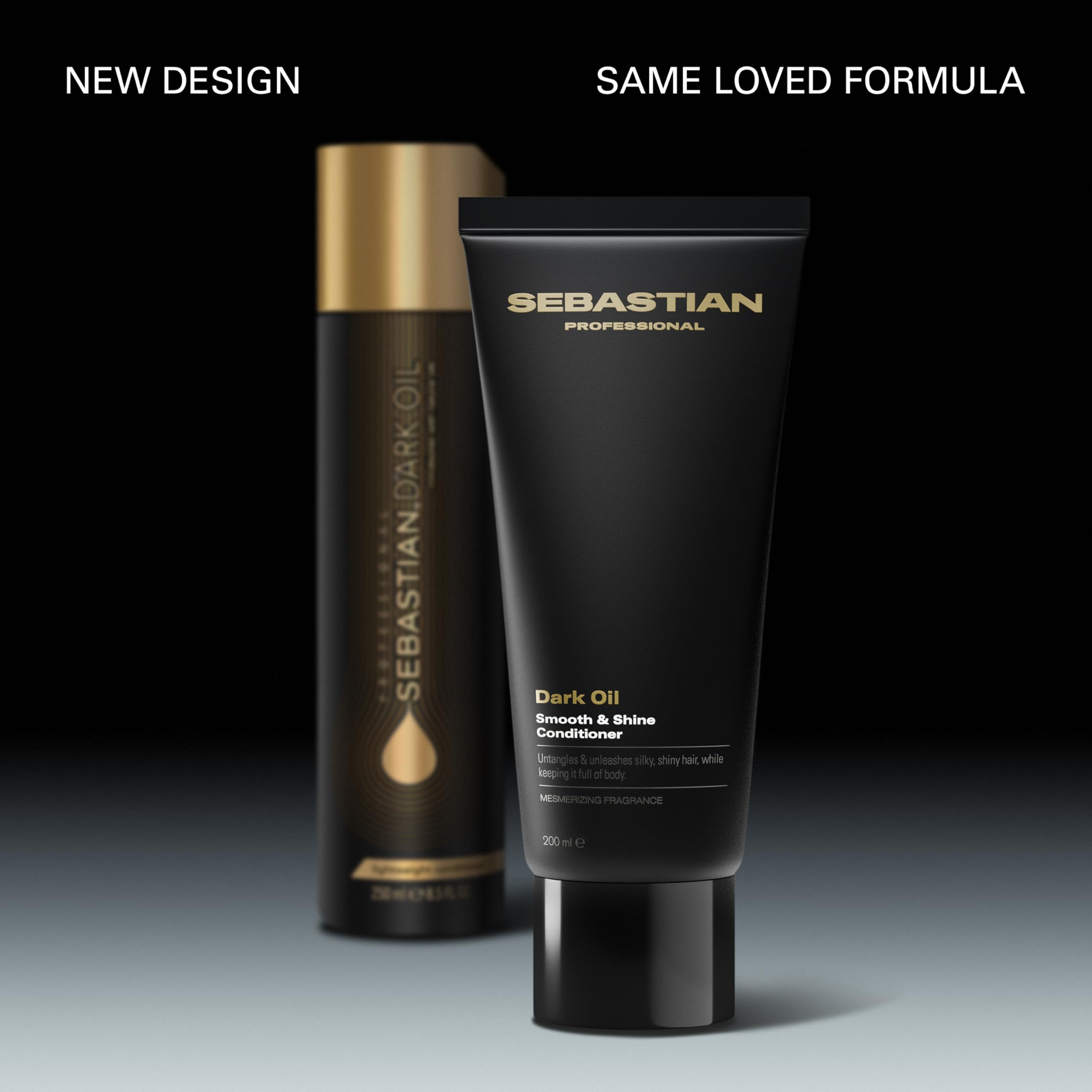 SEBASTIAN PROFESSIONAL DARK OIL – Schwereloser Conditioner für alle Haartypen – mit Jojoba- und Arganöl – intensive Anti-Frizz Haarpflege für geschmeidig schöne Haare – 1000 ml