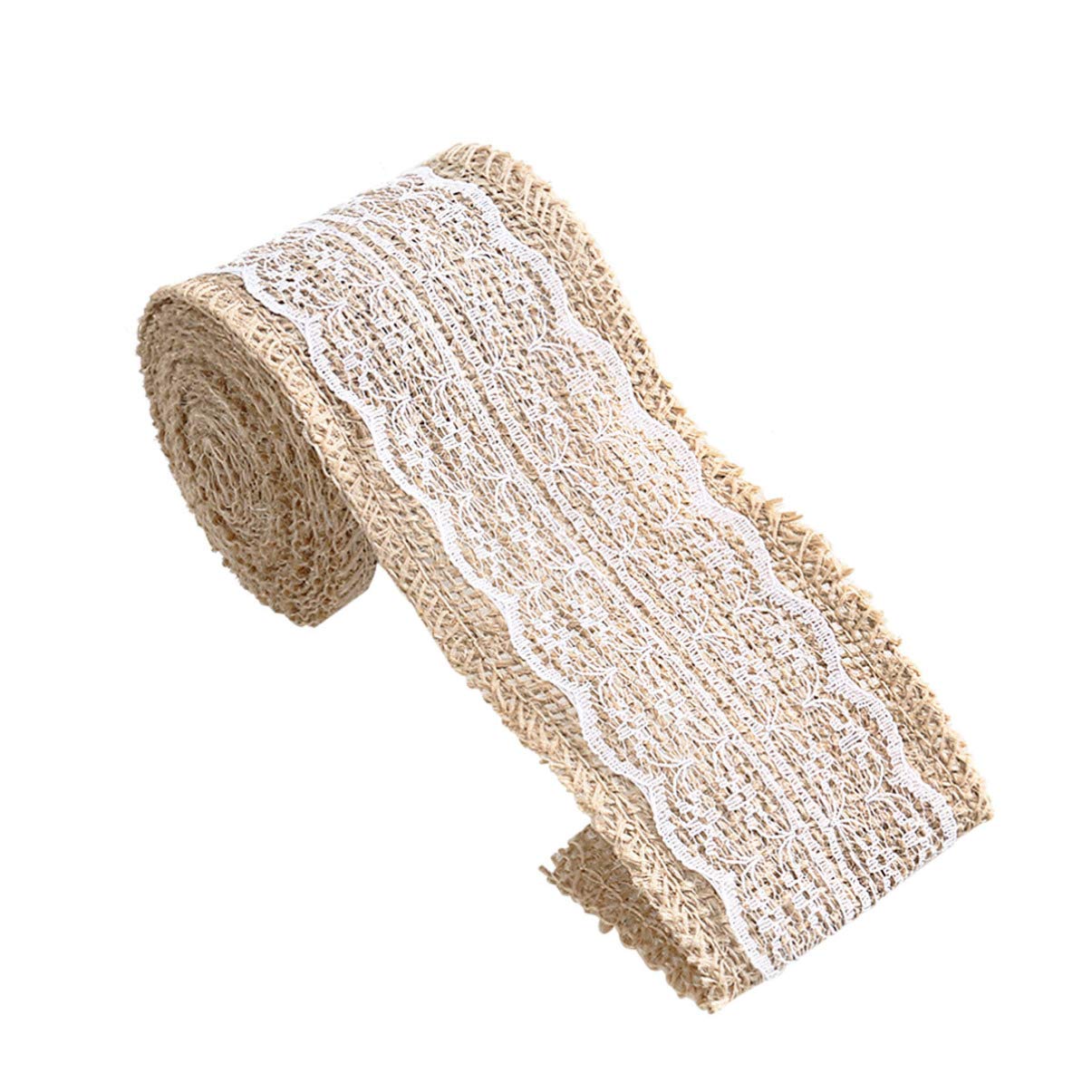 Wreath Ribbon DOITOOL 2rolls Jute Rustic Ribbons For Wedding And ...