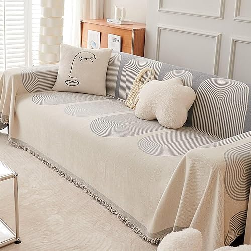 LELEBEAR Funda reversible de felpilla para sofá de doble cara, funda para sofá, funda antideslizante para perros y gatos, antiarañazos para todas