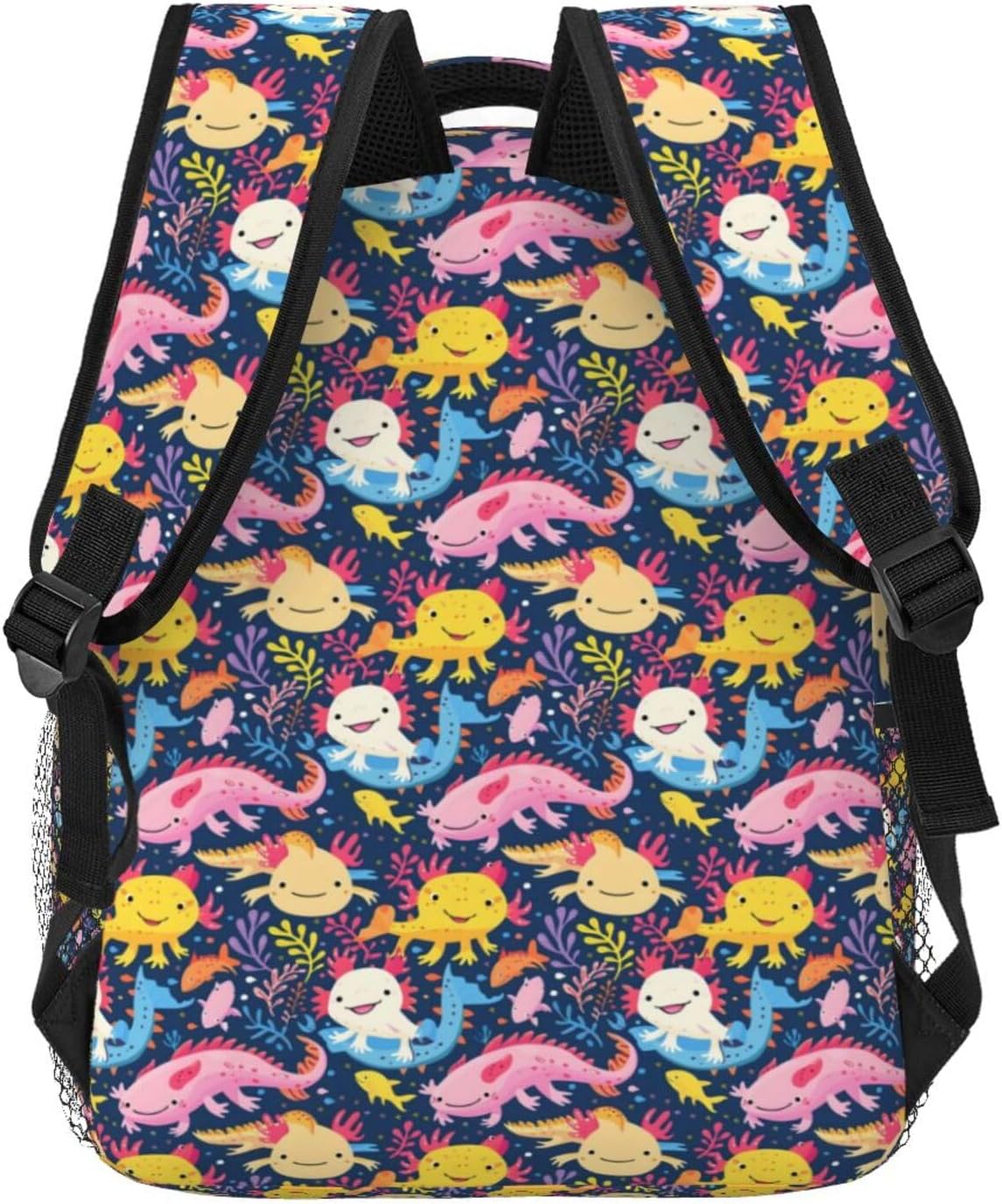 Axolotl Backpack for Girls School Backpack Laptop Backpack Travel Hiking Camping Work Computer Back Packs School Gifts