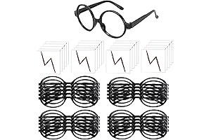 OPENDGO 20 PCS Harry Potter Lightning Bolt Tattoo Magical Theme Party Decorations
