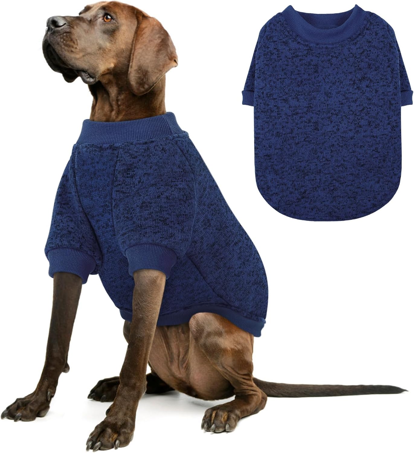 Queenmore XXXL Dog Sweater,Dog Sweaters for Extra Large Dogs,Large Fleece Sweaters,Sweatshirts for Dogs Girl Boy,Warm Soft Pet Winter Pullover for Male Female Big Breed,Red