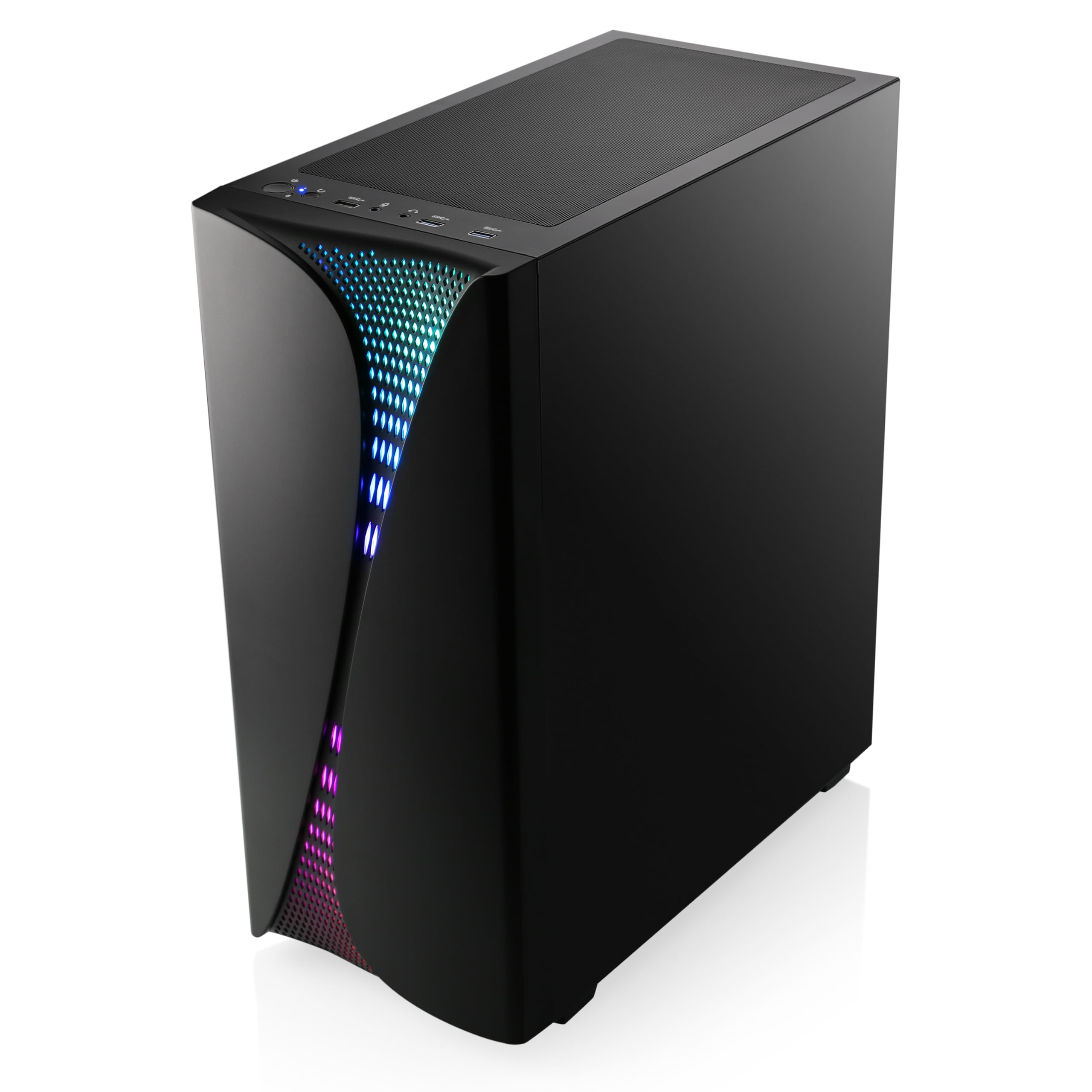 Gaming PC mit Windows 11 Pro | AMD Ryzen 7 5700 8X 3.7 GHz | RTX 5060 Ti | 1000 GB M.2 NVMe | 32 GB DDR4 RAM | Computer für Zocker, Gamer Desktop Rechner zum Spielen | A16004