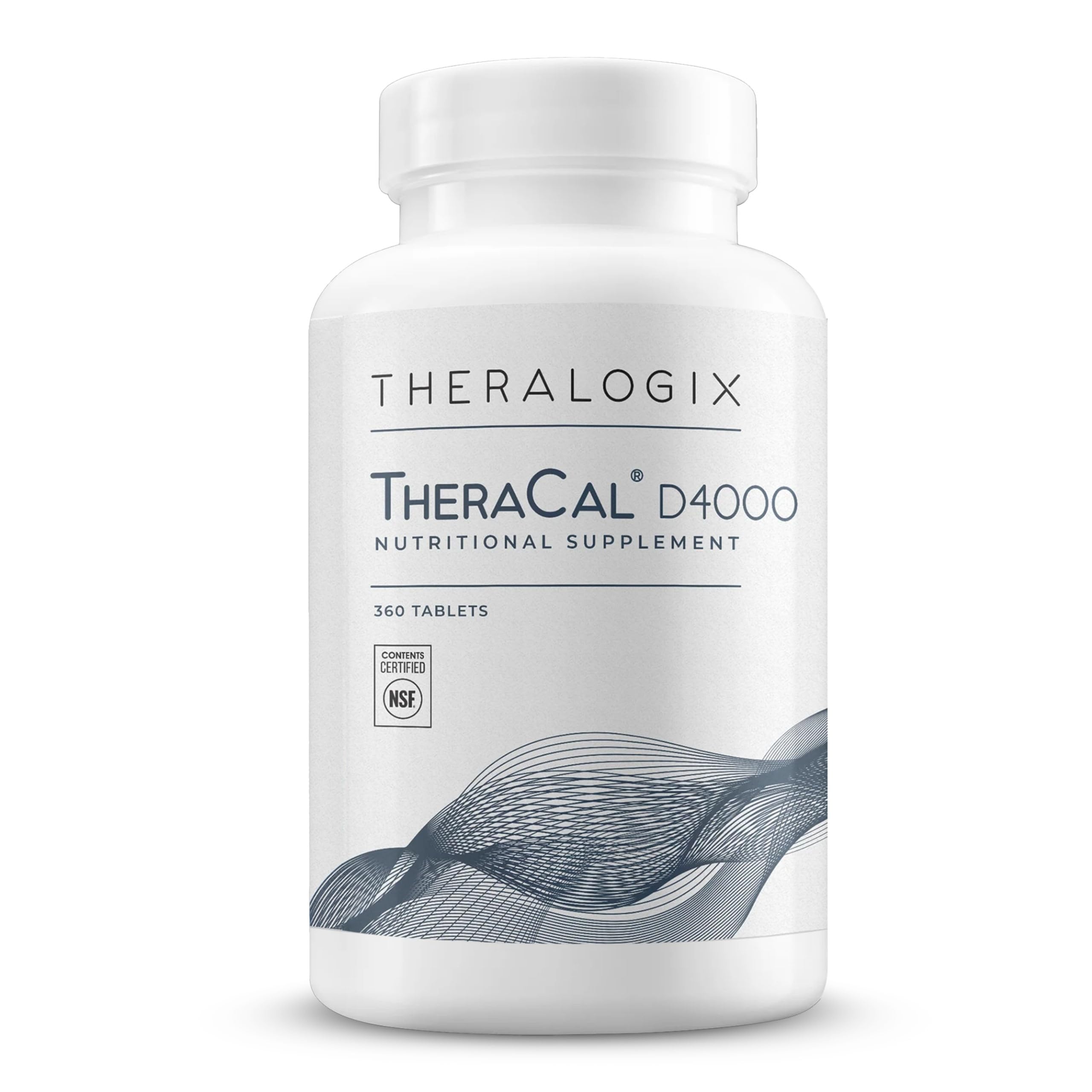 Theralogix TheraCal D4000 - Bone Health Support Supplement with Calcium, Magn...