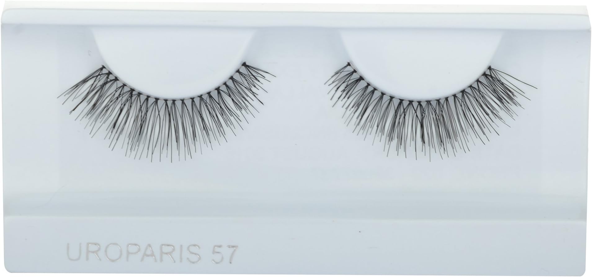 UROPARIS False Eyelashes for Women, 57, Black