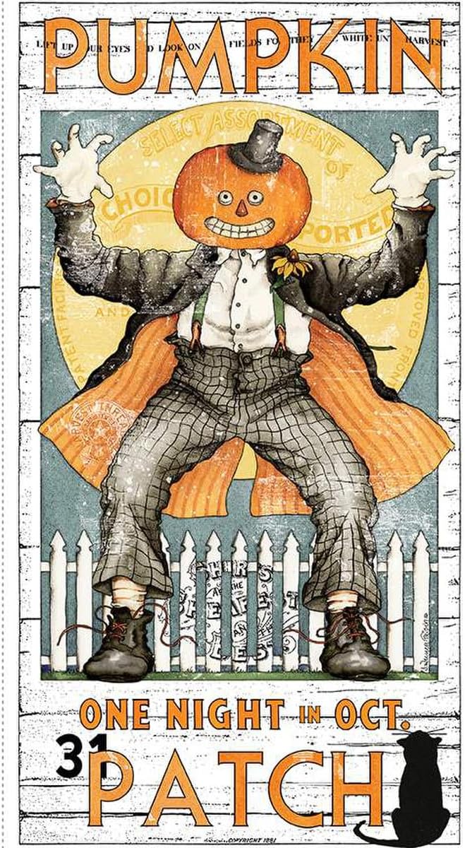 Generic Riley Blake Pumpkin Patch Collection by J. Wecker Frisch, Premium Quilting Fabric, Perfect for Quilting, Crafting, Sewing Projects and More… (Pumpkin Patch 10"" Stacker)