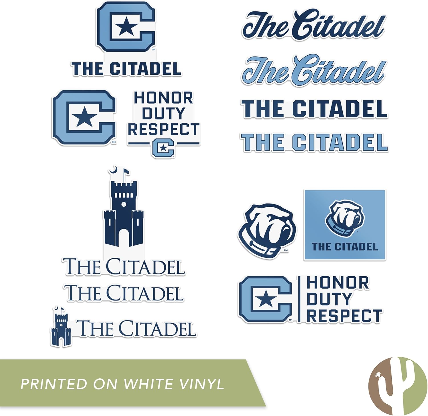 Desert Cactus The Citadel Sticker Vinyl Decal Laptop Water Bottle Car Scrapbook Sheet (Type A) - Image 6