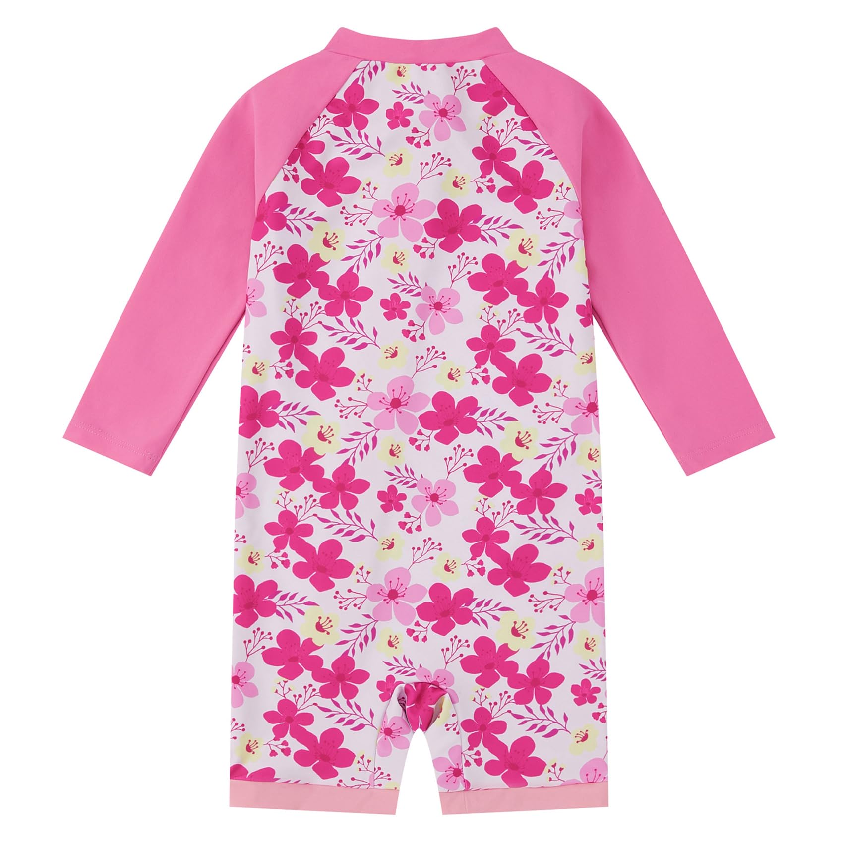 Costume da Bagno per Bambino/Ragazza con Protezione Solare UPF 50+ Costume da Sole a Manica Lunga con Cerniera Completa per Neonato (3-36 Mesi)