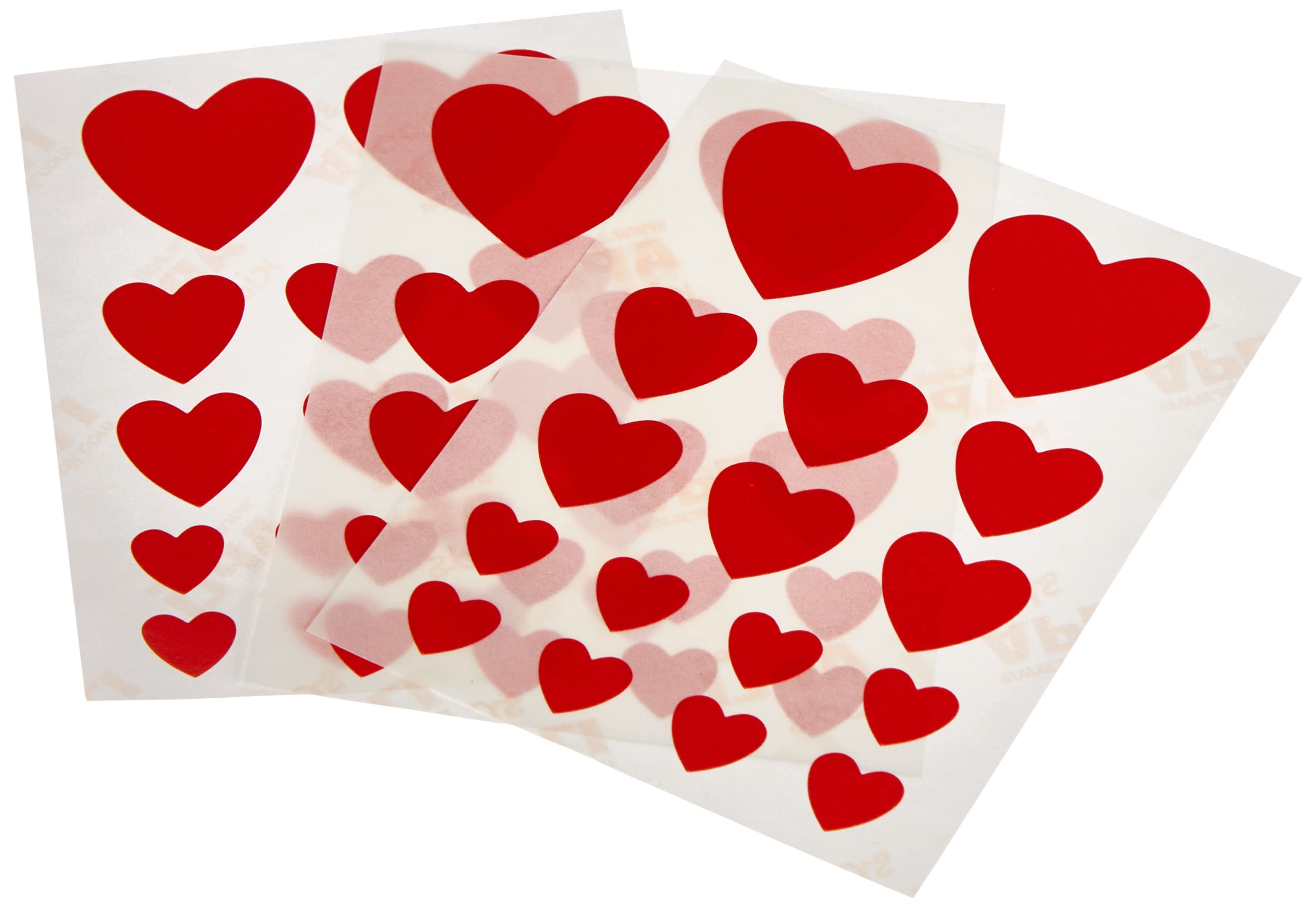 Pegatinas Decorativas Heyda Stick-On's Mix - Diseño De Corazones Con Perlas Y Cintas, Tamaño Paquete 7.5x16.5 Cm