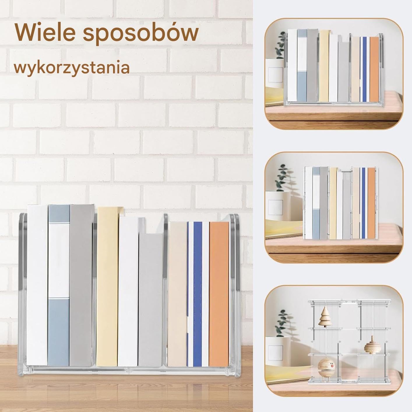 Organizator plików na biurko 2 sztuki 5-sekcyjny segregator na listy | Wysuwany do Dokumentów Dla domu, biura, szkoły, uczelni, mieszkania, nauczyciela i
