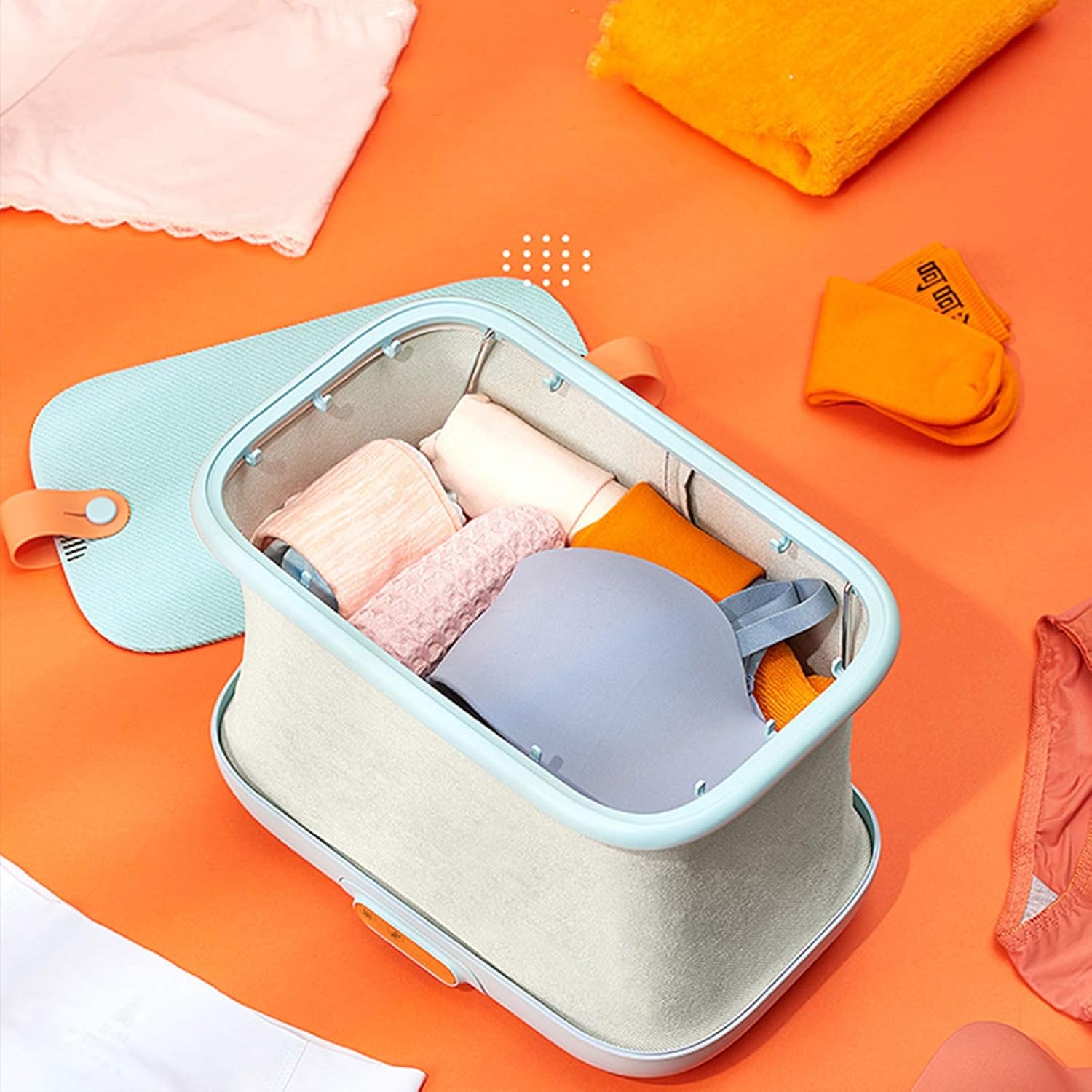 Compact Dryer, UV Ultraviolet Rays Electric Portable Clothes Dryer with Automatic Working Mode for Small Living Spaces, Apartment Houses, dorms, RVs