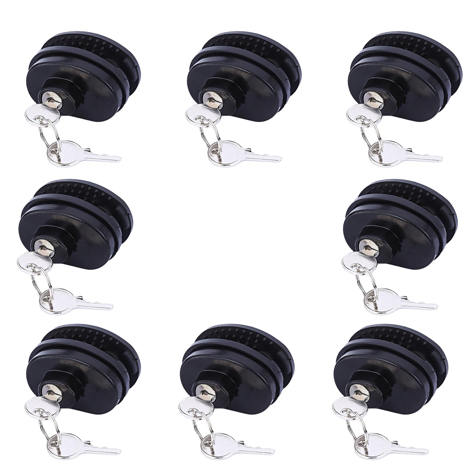 Fancemot 8 Packs Gun Trigger Lock with Keys, Gun Lock for Firearms Rifles, Shotgun, Handgun, Pistol Accessories