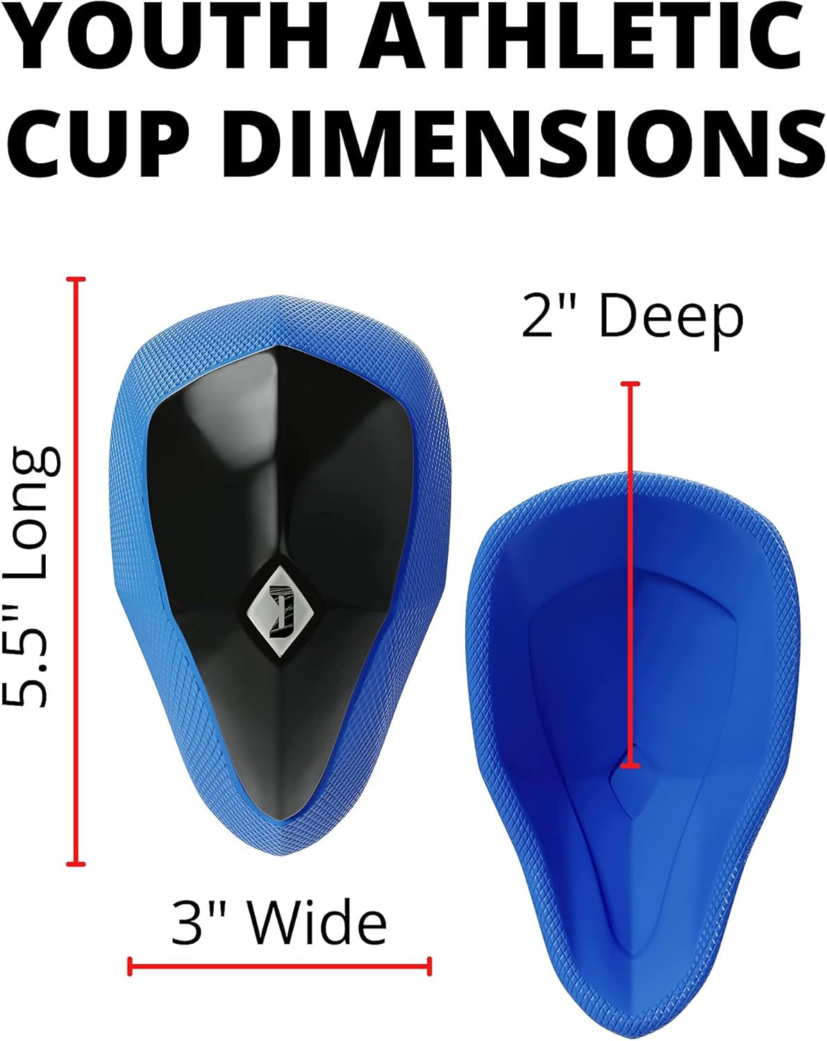 Diamond MMA Athletic Cup w/ Soft Rim, Shock Absorbent Groin Protector for High Impact Sports, Combat Sports, Baseball, Lacrosse, Football, Hockey, MMA, BJJ, Boxing, Muay Thai | Adult & Youth - Image 4