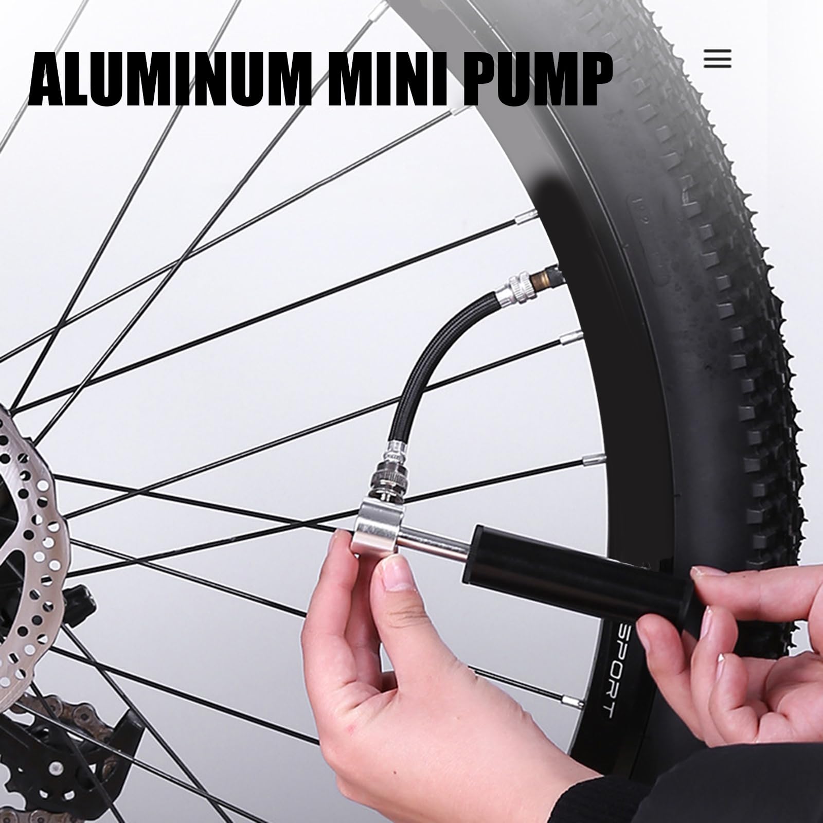 Set di strumenti di manutenzione per ciclismo con piccola pompa