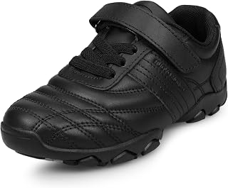Kids Boys Black School Shoes Oxford Uniform Dress Slip Resistant Athletic Sneaker(Little/Big Kids)