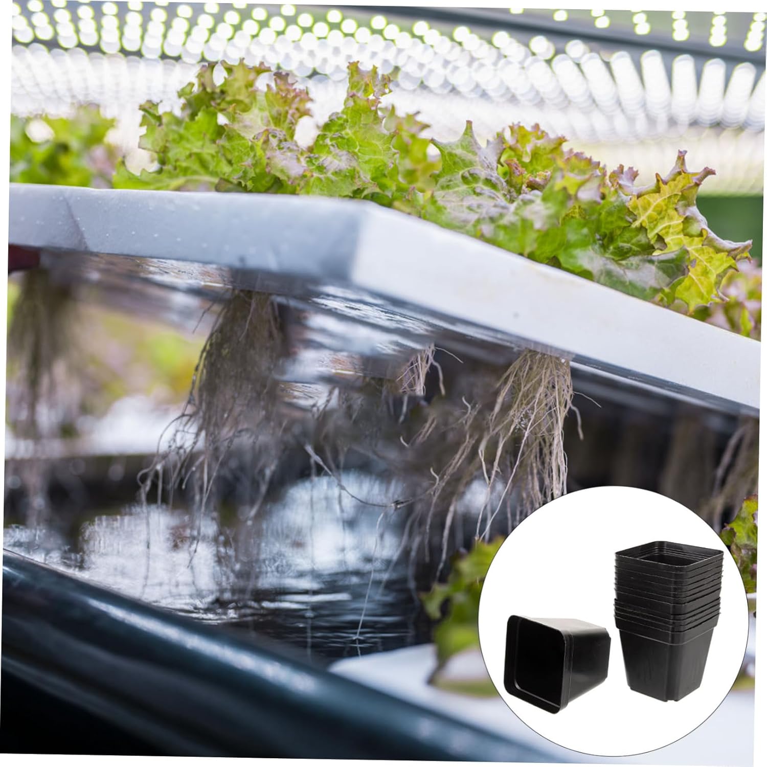 120Pcs Square Nursery Pots with Drainage Versatile Seedling Planters for Indoor and Outdoor Use Lightweight and Durable Flower Pots for Succulents and Plant