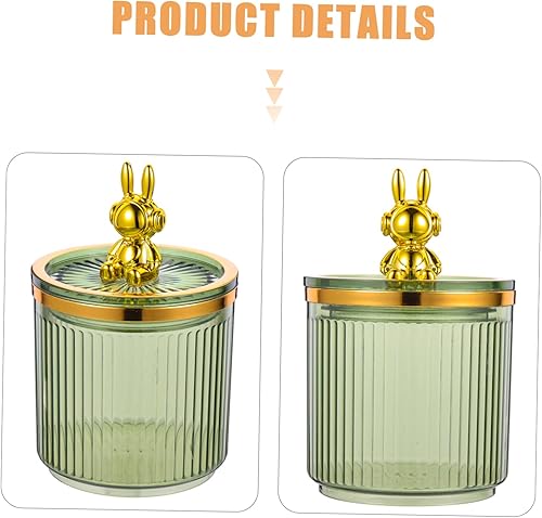 Miniatura 8 de Ipetboom Tarro de caramelo de Pascua, conejo, contenedor de té, café, azúcar, recipientes de almacenamiento de alimentos, tarro de almacenamiento de