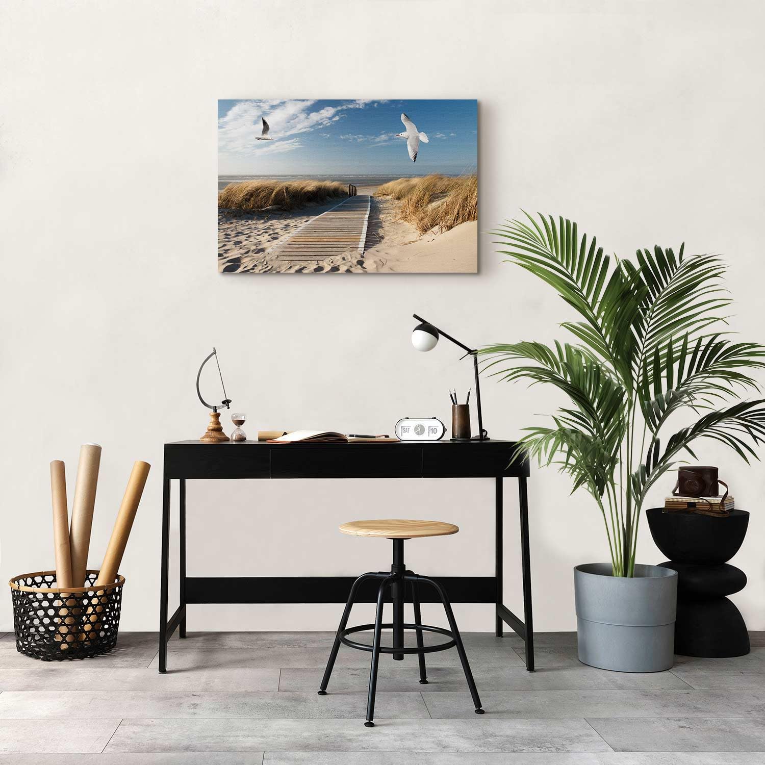 murando - Quadro Moderno per Soggiorno, Paesaggio, 120x80 cm | Chiodi Inclusi, 1 Pezzo, Murale Arte, Stampe da Parete, Resistenti Allo Sbiadimento, Produzione Europea