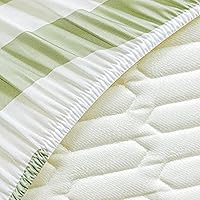 Vista 5 de FCLDESHOP Comfort Hotel - Sábana bajera ajustable de bolsillo profundo, juego de sábanas bajeras y fundas de almohada de seda de hielo de látex