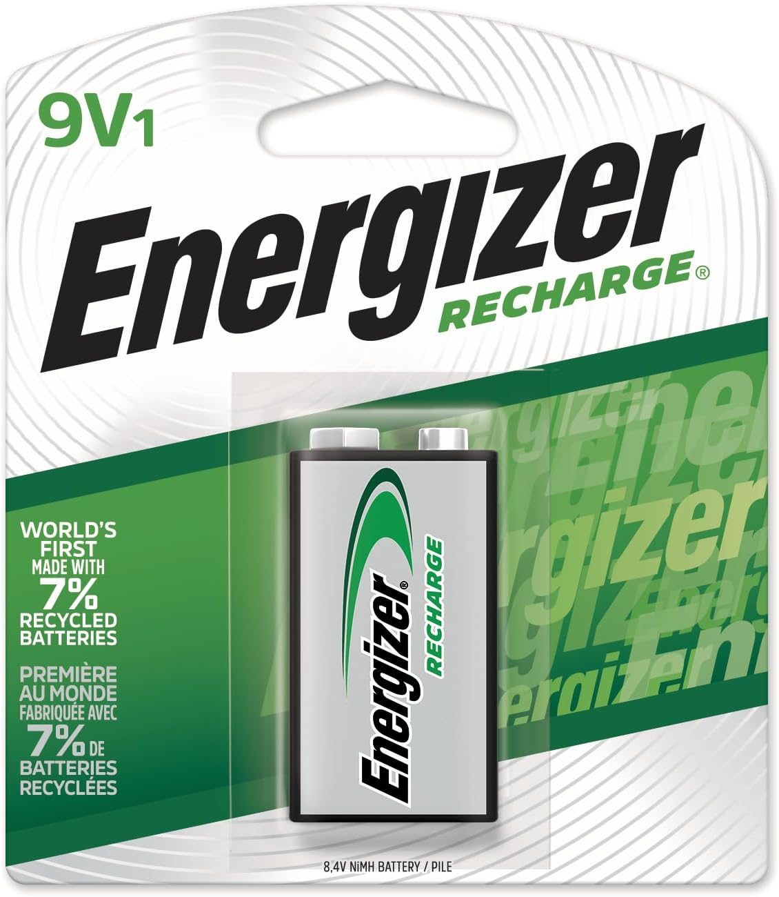 Rechargeable 9 volt Battery, (NH22NBP)