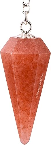 Miniatura 7 de Increíble péndulo de cristal de piedras preciosas para la adivinación  Collar de péndulo con cadena de chakras y bola de cristal para curación Reiki