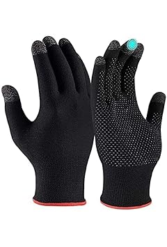 Hand Gloves for Women Sun Protection Summer Cooling Black Bike Gloves for Cycling Fishing, Non-Slip Touch Screen Mesh Breathable Full Finger, UPF 50+