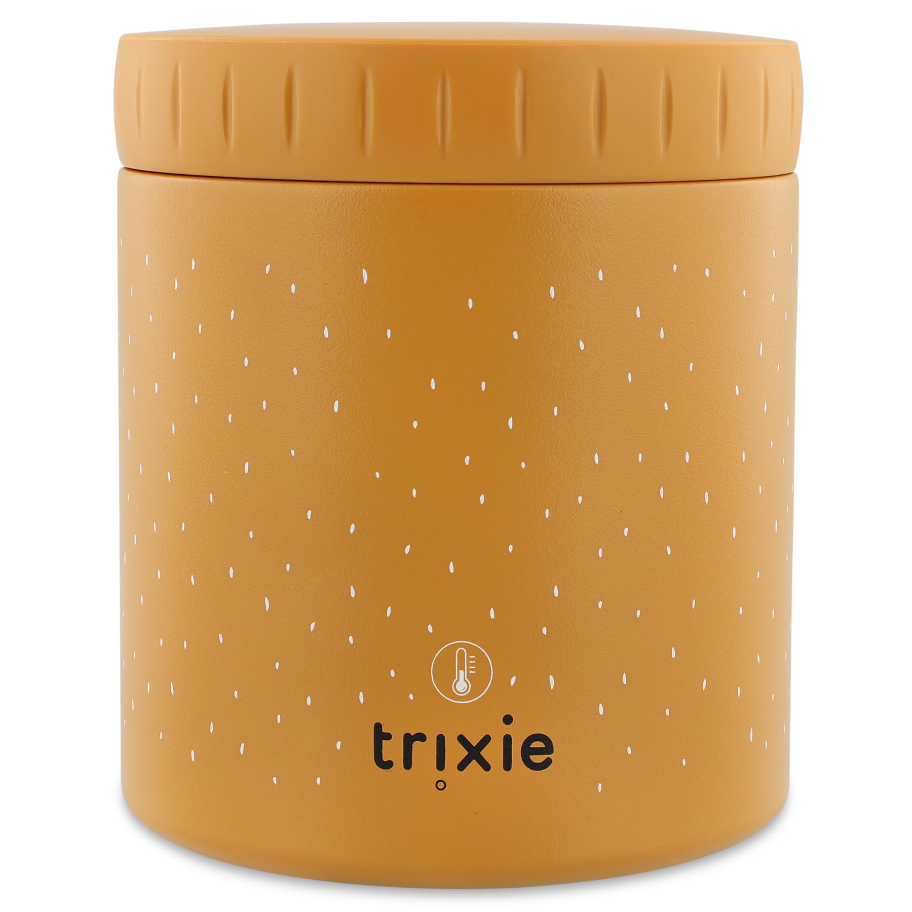 Trixie – Caja de comida isotérmica de acero inoxidable 500 ml – Envase de comida para almuerzo/merienda (Mr. Fox (zorro))