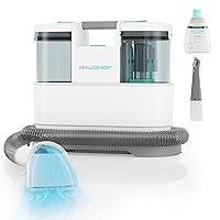 HAUSHOF StainZapper Pro - Lavatappeti Portatile 450W 11,5kPa, 1,5L lava tappezzeria