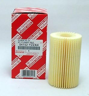 Toyota Genuine 04152-YZZA4 Replaceable Oil Filter Element - 1/2 Case (5 Filters) for Superior Engine Protection