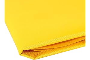 6 OZ 58" Yellow Waterproof Canvas Tarp Fabric