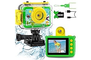 Water-Resistant GoPro Camera for Little Adventurers Age 10-12