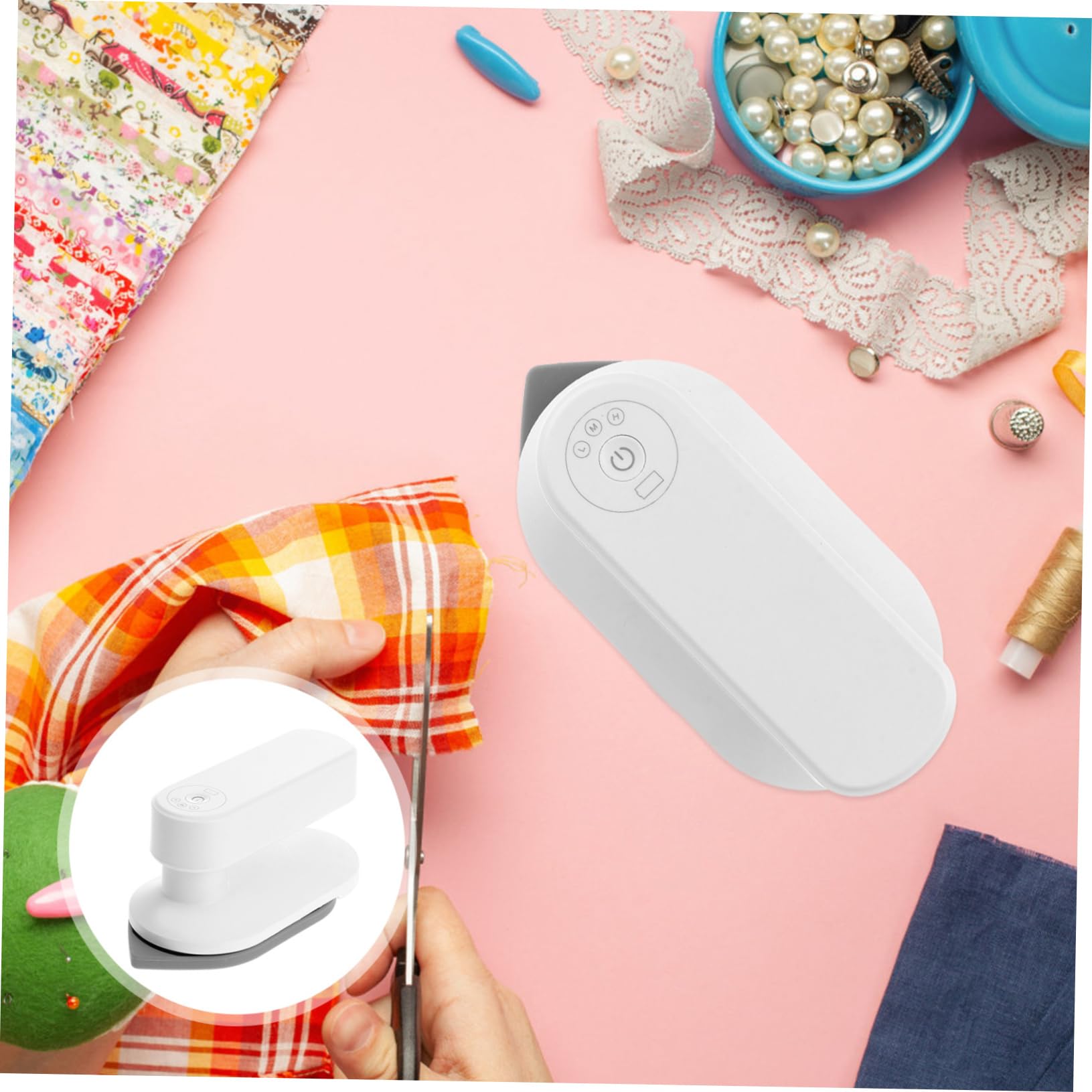 Unomor Mini Iron Handheld Travel Ironing Machine Compact Electric Iron