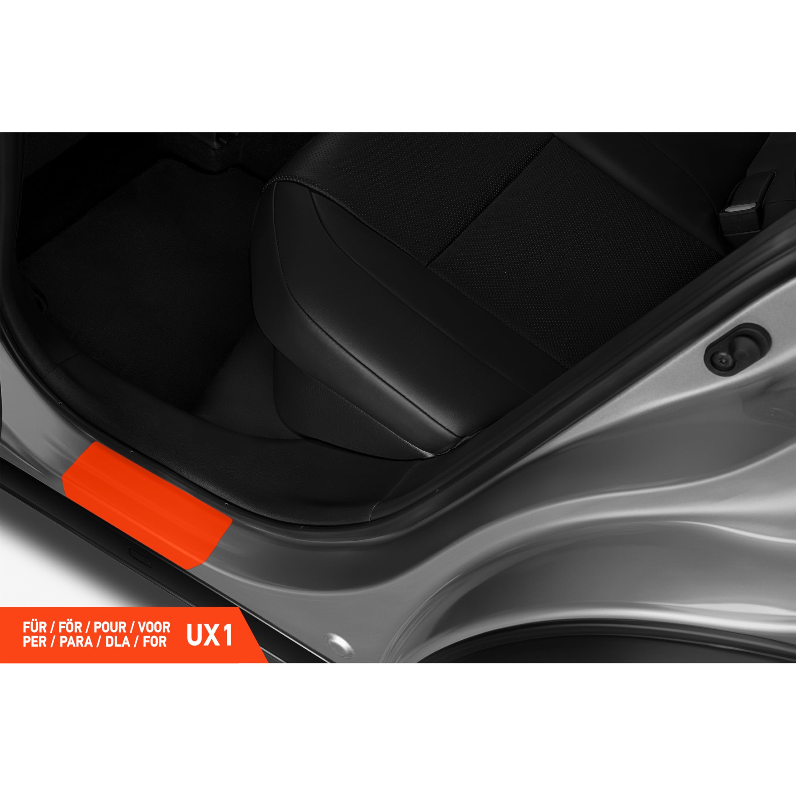 Luxshield folia ochronna progów kompatybilny z Lexus UX 1 (I) I 2019-2026 - akcesoria, listwy ozdobne, folia ochronna na lakier - przezroczysty błyszczący