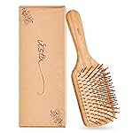 Bamboo Hair Brush and Combs for Long, Thick, Curly, Wavy, Dry or Damaged Hair - Reducing Breakage, Frizz and Tangles