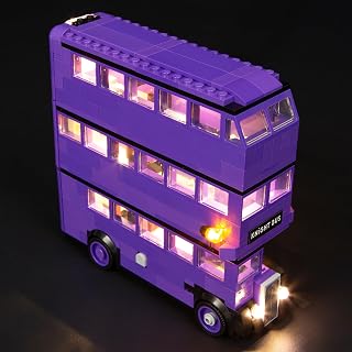 GEAMENT LED Light Kit Compatible with LEGO Knight Bus Adventure Building Blocks Model - Lighting Set for 76446 (Model Set Not Included)