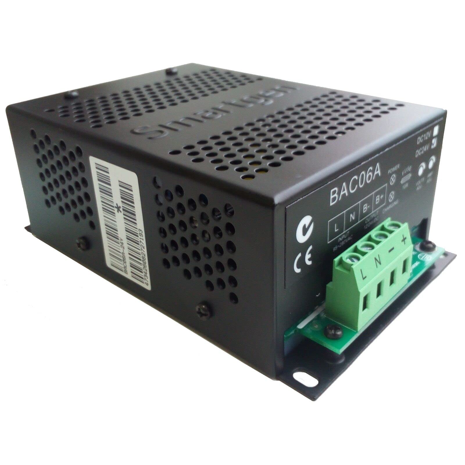 Smartgen BAC06A - Cargador de batería para generador diésel de 24 V, cargador flotante inteligente