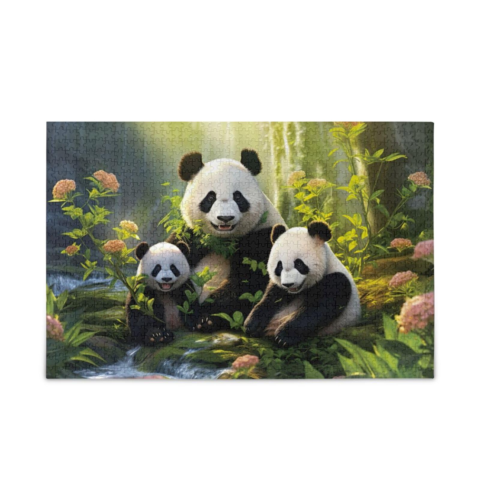 zingaro Jigsaw Puzzle Pandas in the Cherry Orchard! 4個セット 村上隆