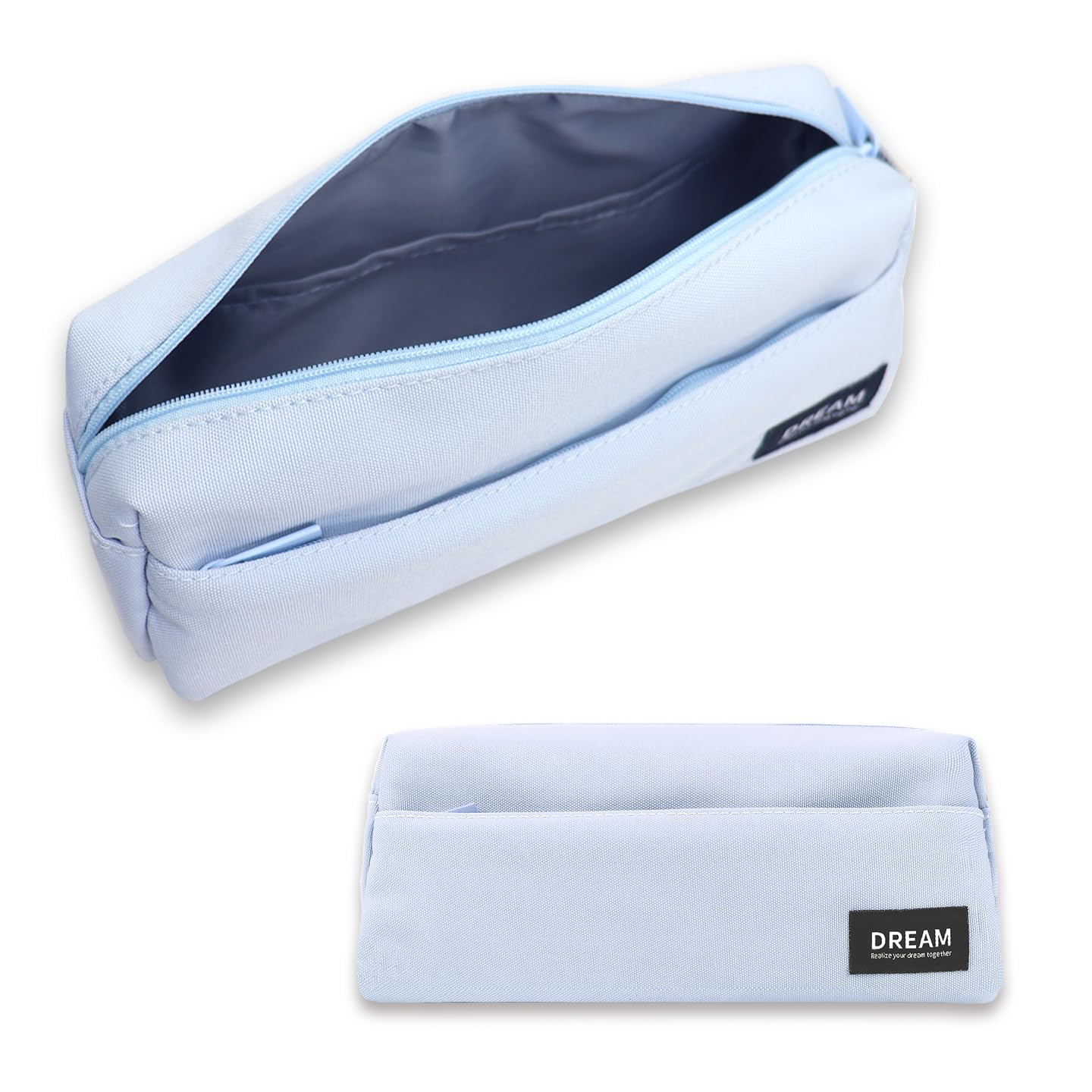 Bogirgal Estuche Escolar Estuche Pequeño para Niñas Niños Adolescentes Estudiantes Adultos Cartuchera (Azul)