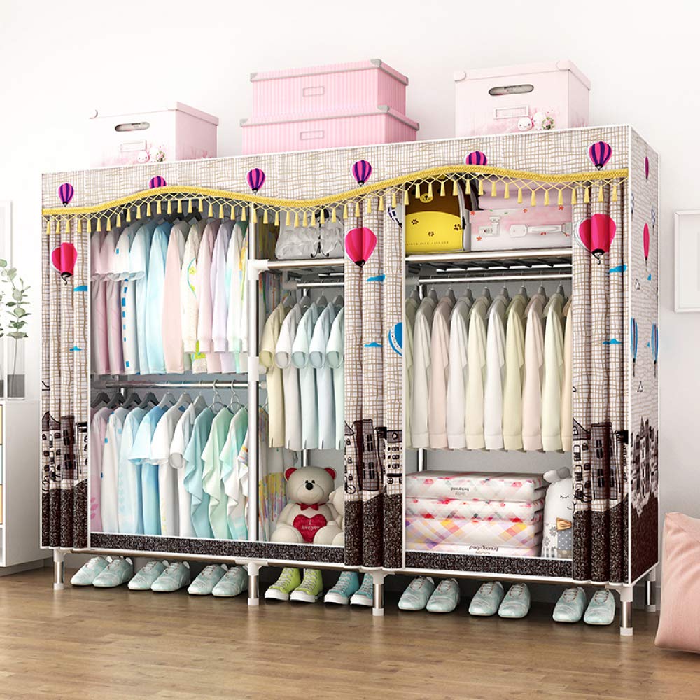 Armoire en tissu idéale pour les jouets et les serviettes dans une chambre ou un grand dressing
